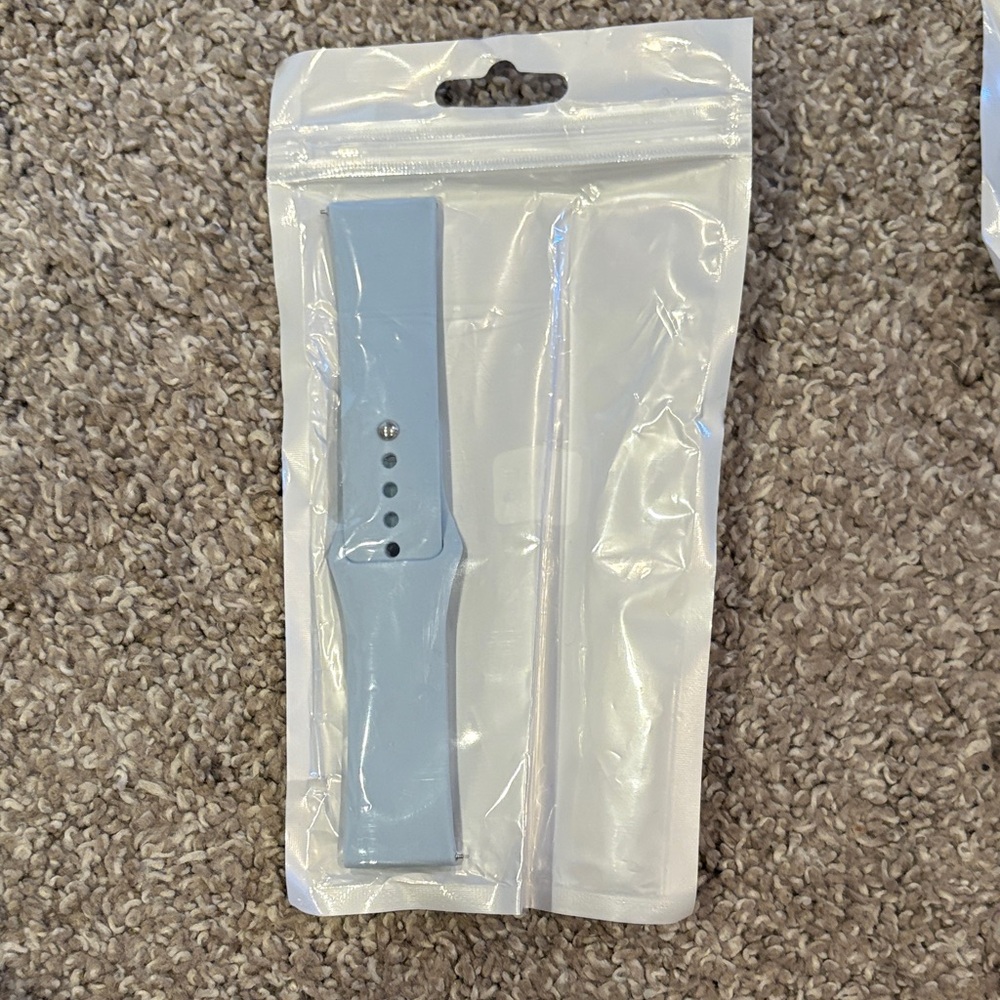 Silicone Replacement Wristband - Light Blue